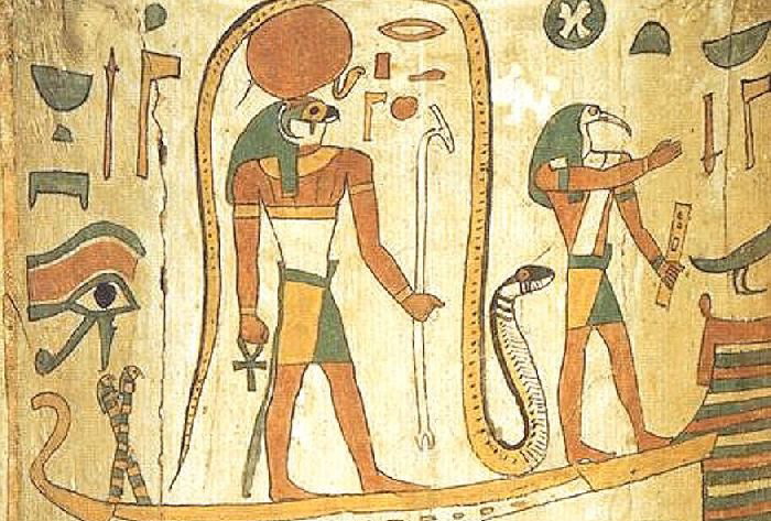 С Имхотепом связывали птицу ибис, как и с Тотом - богом письма и науки