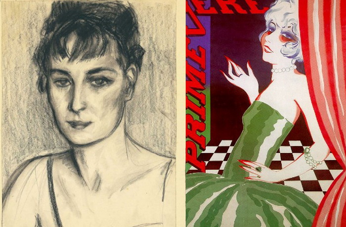 Слева - Жоржетта (1921), справа - Весна (1926)