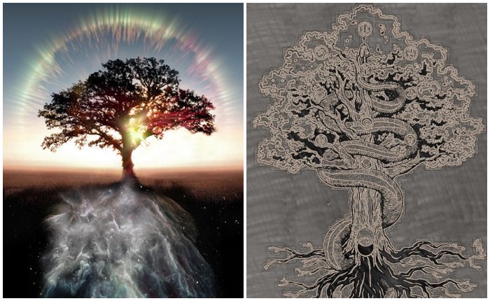 Дерево с древности воспринималось как объект поклонения, символ устройства мира, божество