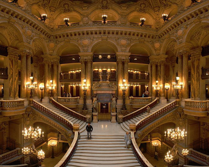 Парадная лестница Парижской оперы