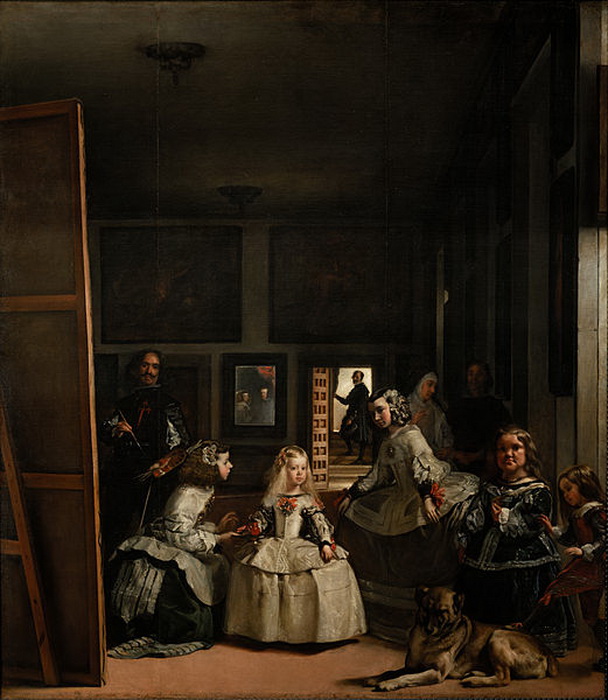 «Менины» Д. Веласкеса - картина, эффект которой создают зеркала и отражения в них