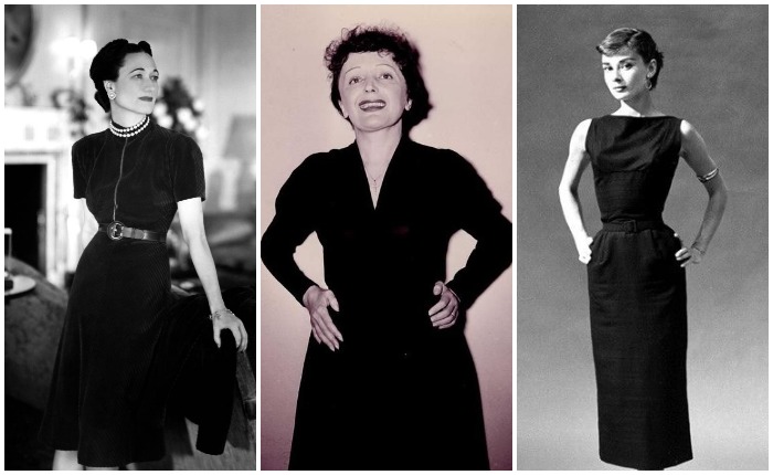 Черное платье от лучших кутюрье украшало многих известных женщин