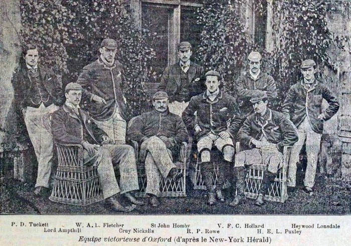 Победители регаты 1890 года: Оксфорд