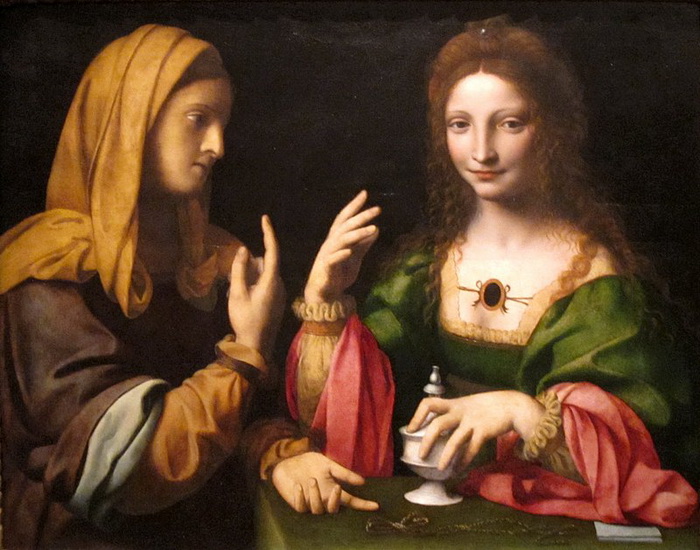 Бернардино Луини  - чьи работы раньше часто приписывались Леонардо. Источник: commons.wikimedia.org