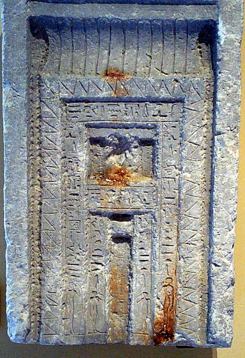 Ложная дверь в египетской гробнице