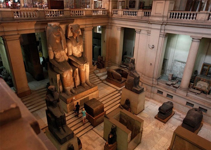 Самое большое количество древнеегипетских ценностей хранится в музее Каира