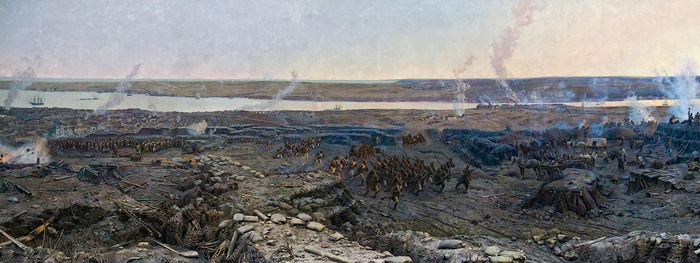 Панорама «Оборона Севастополя», фрагмент