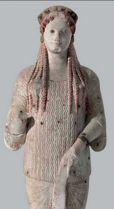 Кора - статуя девушки (период архаики)
