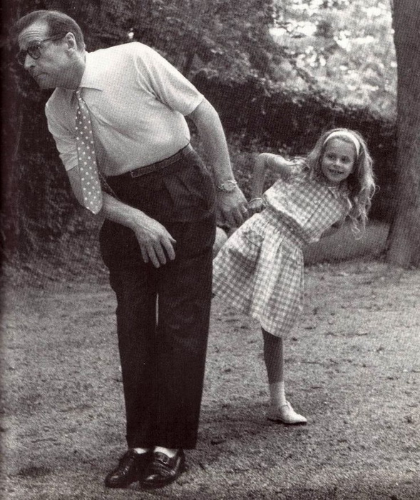 Сименон с дочерью Мари-Джо