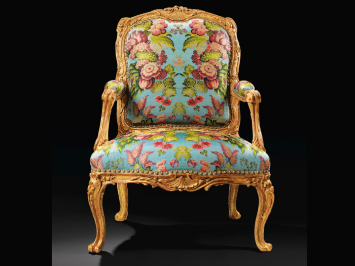 Кресло-бержер, принадлежавшее маркизе де Помпадур