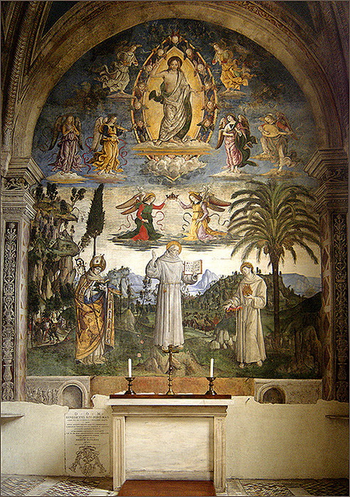 Фреска Пинтуриккио в церкви Санта-Мария-ин-Арачели в Риме