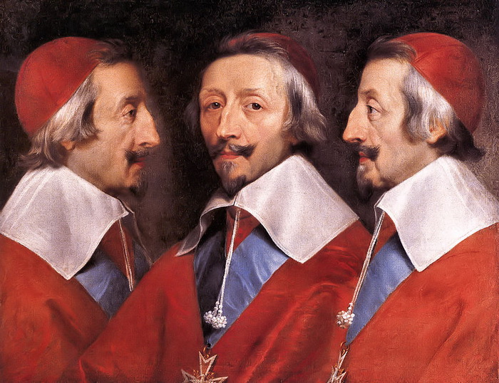 Ф. де Шампень. "Тройной портрет кардинала Ришелье"