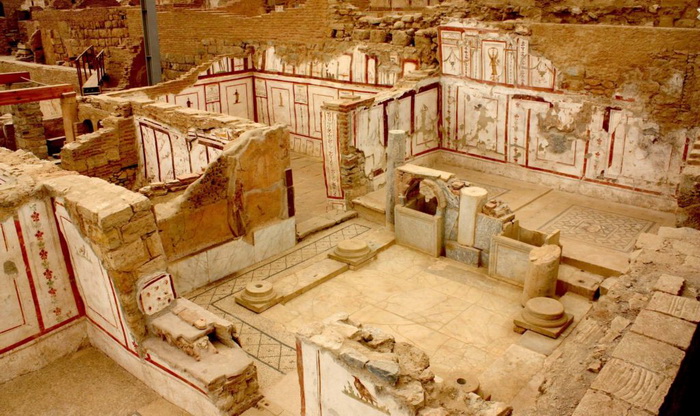 Развалины древнегреческого дома