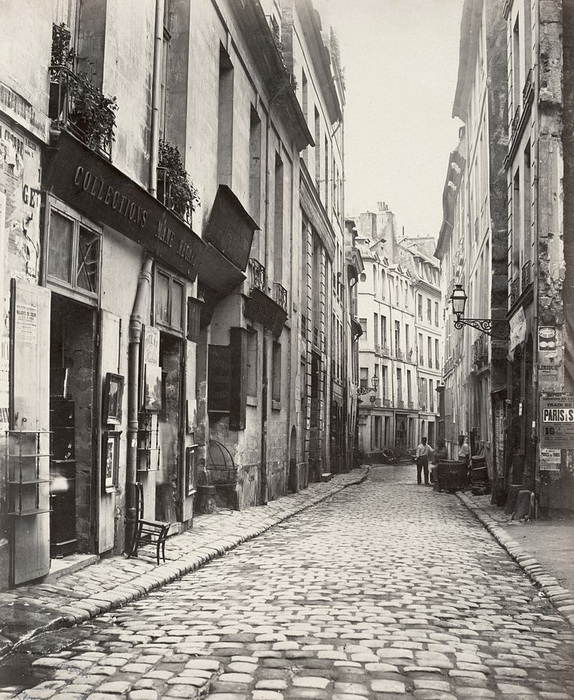 Улица на месте будущего бульвара Сен-Жермен, XIX век