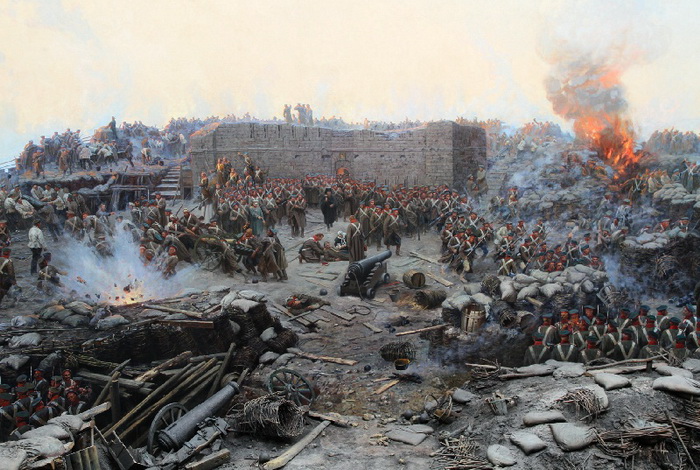 Ф. Рубо. Оборона Севастополя. Источник: commons.wikimedia.org