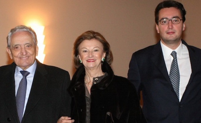 Микеле Ферреро, его жена Мария и их сын Джованни. Источник: money.it