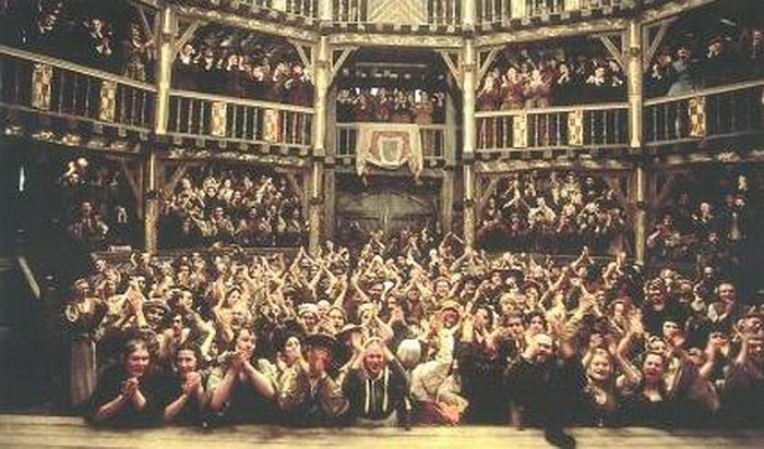 В лондонском театре Глобус к настроению публики относились внимательно - и актеры, и драматурги. Источник: mindomo.com