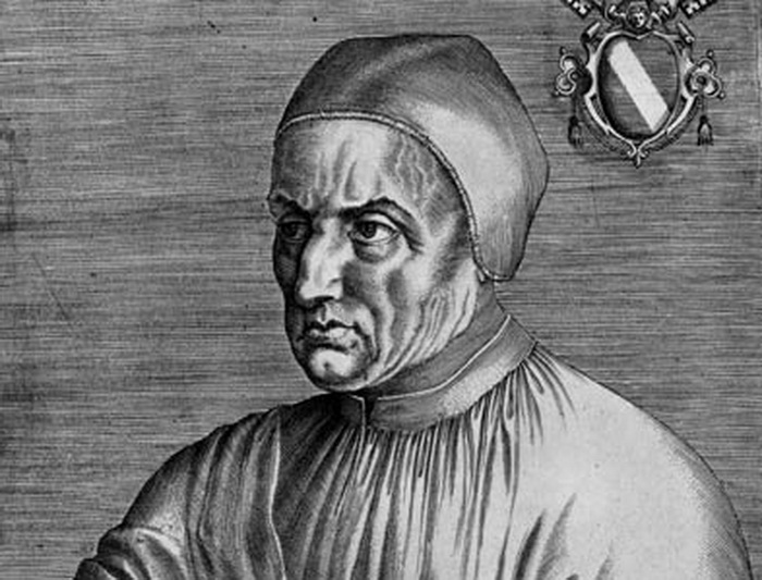 Гравюра с несохранившегося оригинала портрета папы Евгения IV. Источник: commons.wikimedia.org