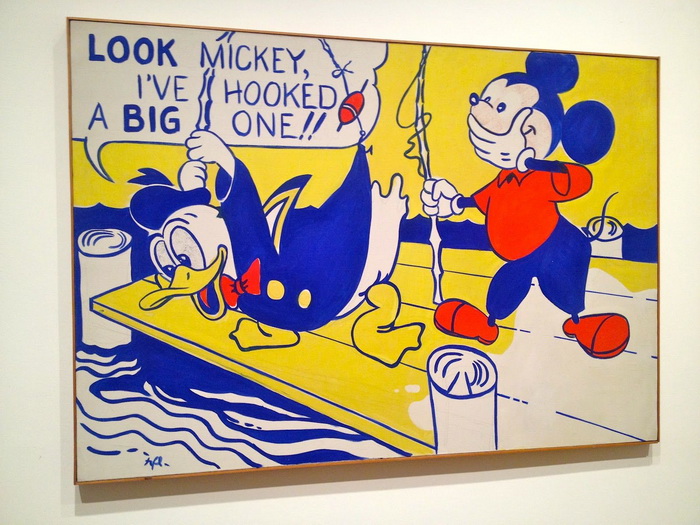 «Смотри, Микки» - первая работа Лихтенштейна в стиле поп-арт. Источник: pinterest.com