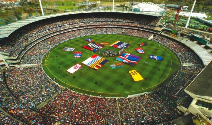 А у австралийцев вот такое футбольное поле