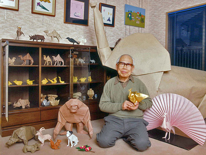 Японский мастер оригами Акира Ёсидзава и его работы