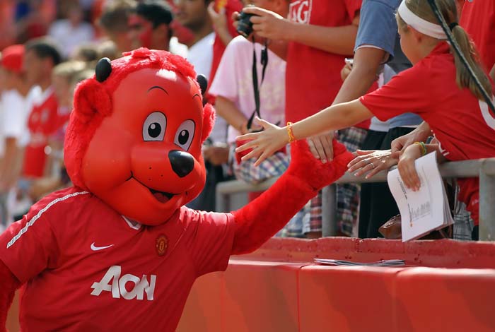 Веселый чертенок Красный Фред – символ «Манчестер Юнайтед»