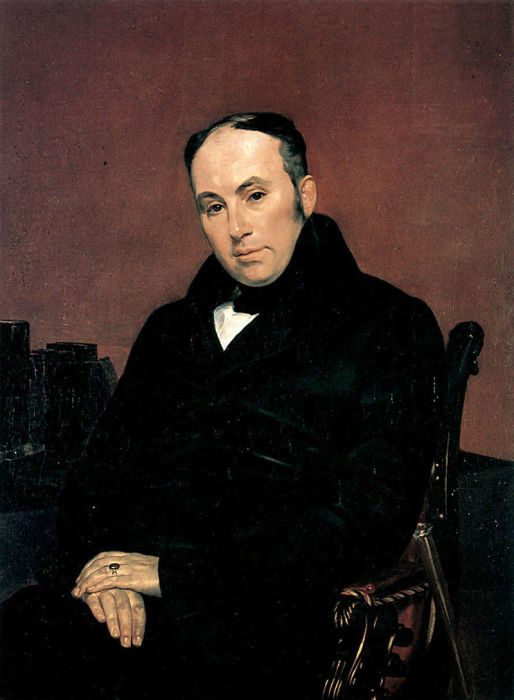 Карл Брюллов, портрет В. А. Жуковского, 1837 год