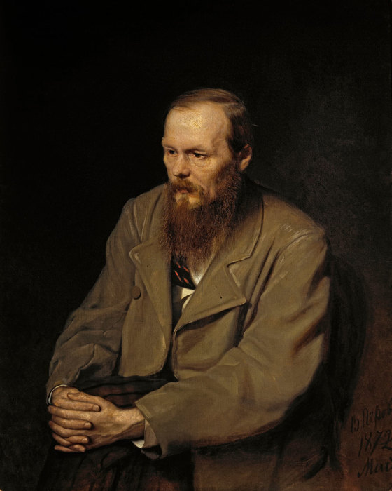 В. Перов. Портрет писателя Ф.М Достоевского, 1872 г.