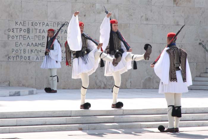 Президентская гвардия в Греции - Эвзоны