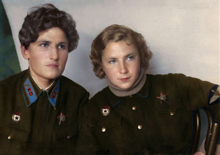 Лучшие подруги и боевые товарищи - Екатерина Буданова и Лидия Литвяк