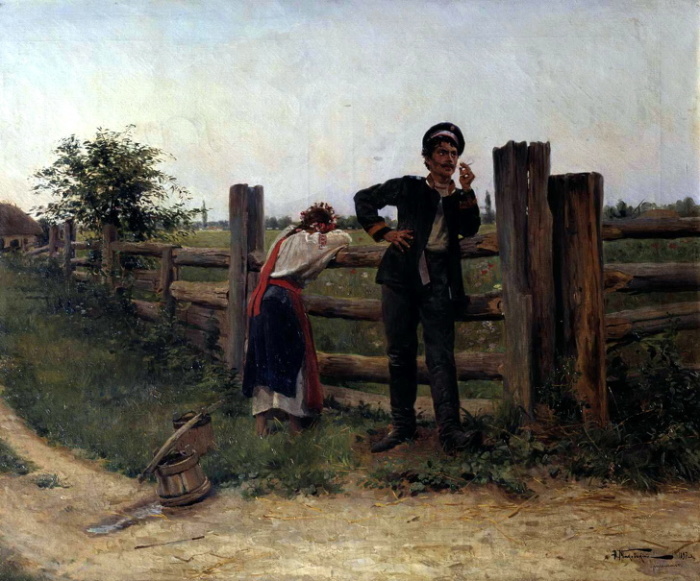 Александр Маковский, «Надоела», 1897 год