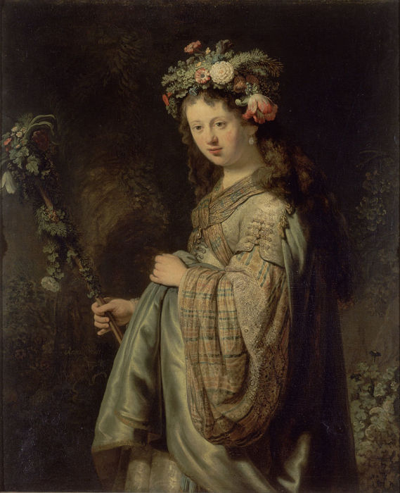 Рембрандт «Флора», 1634 год, Эрмитаж