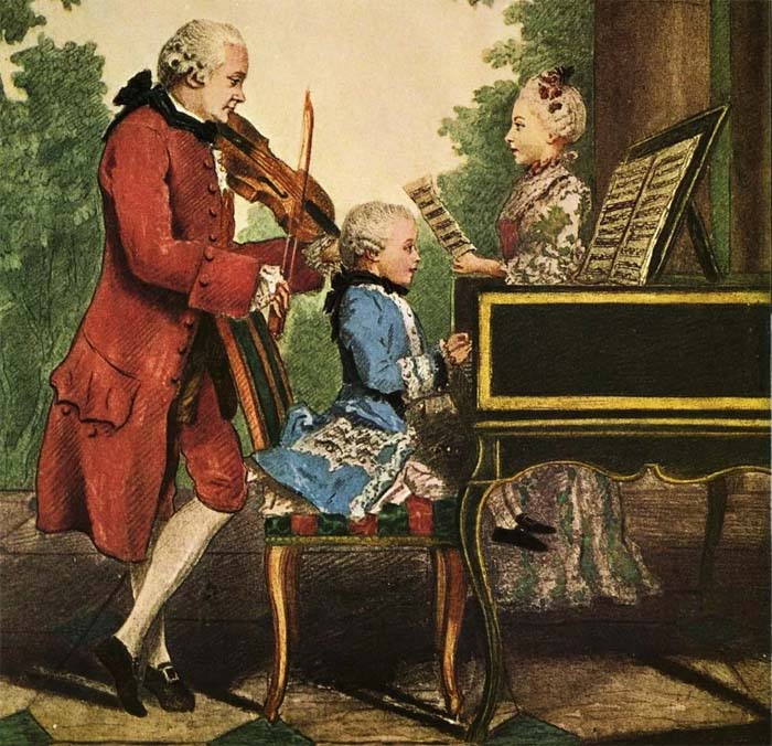 Моцарт-вундеркинд с детства привык к вниманию людей 