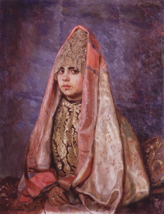 В. Васнецов, Боярышня (Портрет В.С. Мамонтовой)