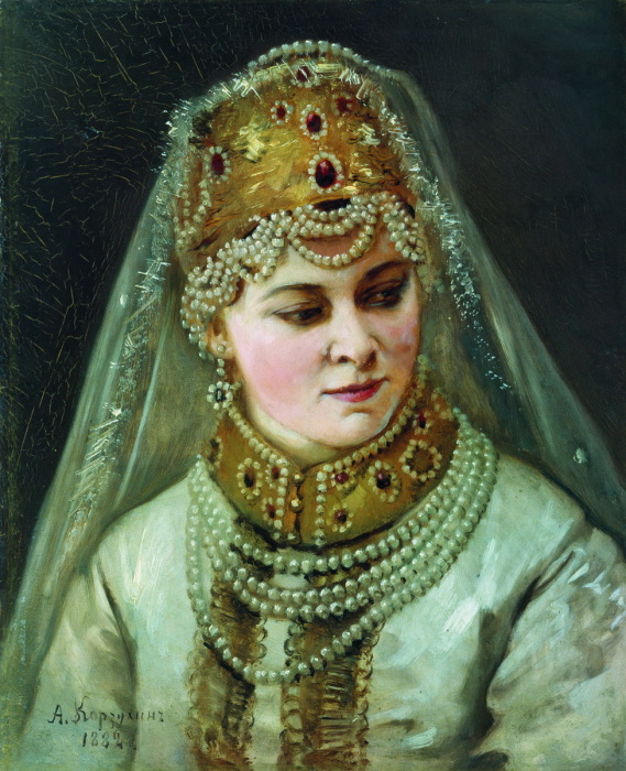 А. Корзухин, Боярышня, 1882