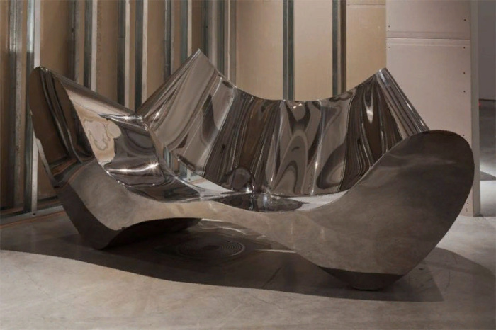 Диван Stainless Steel Sofa, дизайнер Рон Арад