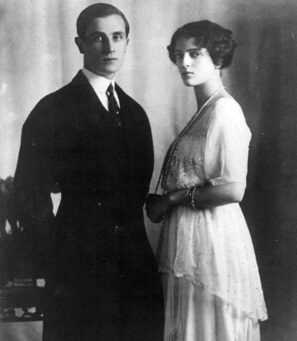 Феликс Юсупов со своей невестой Ириной Александровной, 1913 год