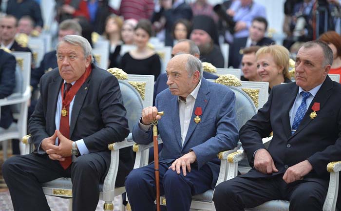 Валентин Гафт на церемонии вручения государственных наград Российской Федерации, 10 марта 2016 года