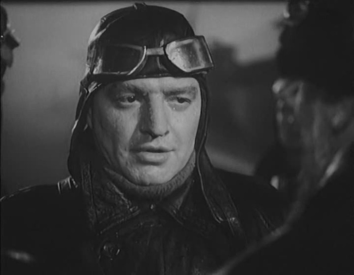 В. Белокуров в роли В.П. Чкалова, 1941 г.