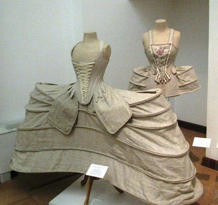  Внутренняя конструкция платья-мантуя