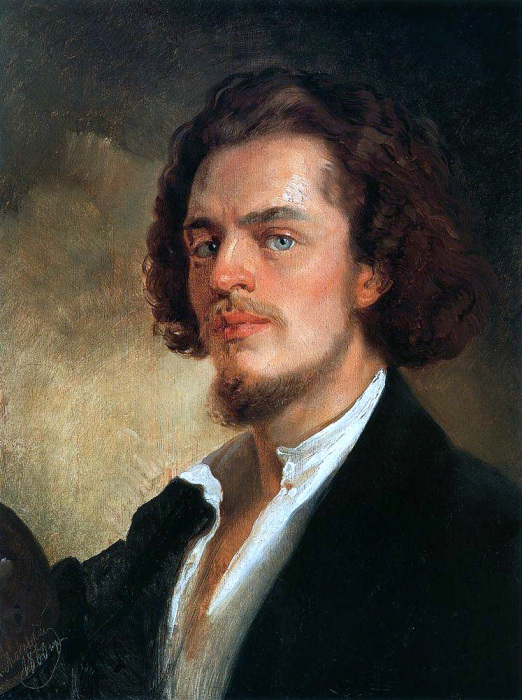 Константин Маковский, Автопортрет, 1856 год