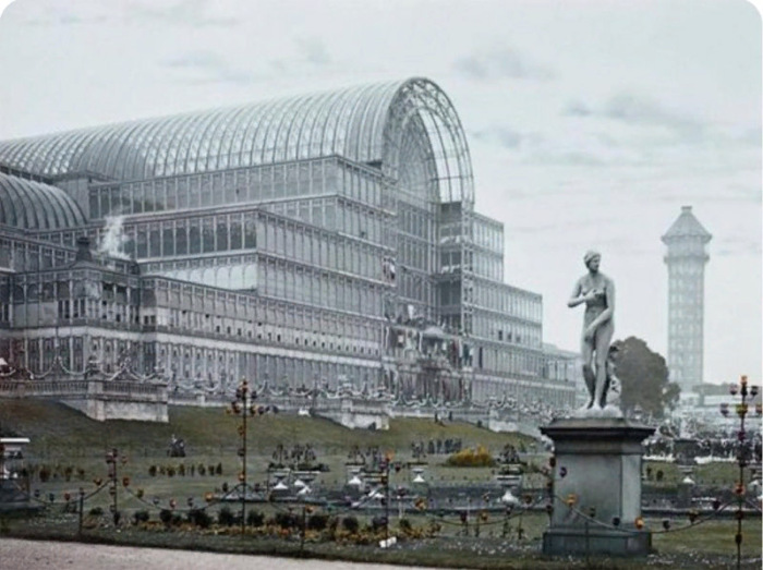 «Хрустальный дворец» в лондонском Гайд-парке, 1851 год
