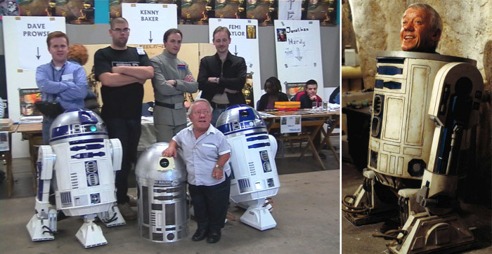 Главной ролью Кенни Бейкера стал робот  R2-D2 из «Звездных войн»