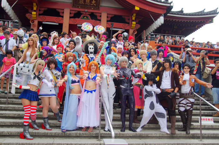 На фестивалях косплея в Японии фанаты часто оживляют своих любимых персонажей манга и аниме