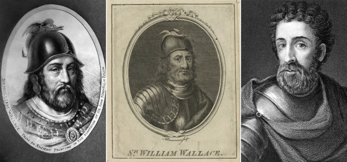 Изображения Уильяма Уоллеса на гравюрах разных эпох