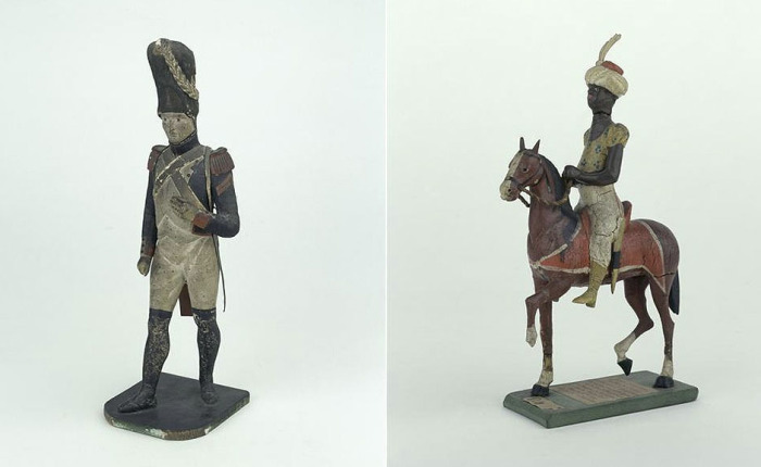 Игрушечный солдатик и всадник-мамелюк, принадлежавшие сыну Наполеона Бонапарта. Музей Армии, Париж.