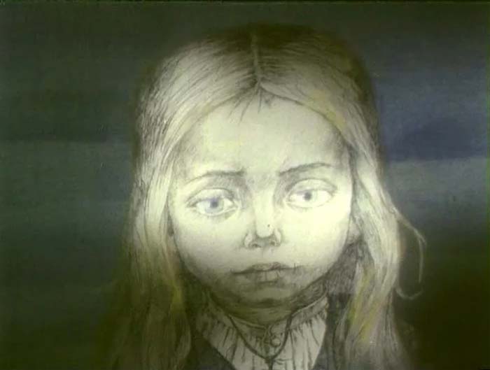 Кадр из м/ф «Девочка со спичками», 1996 год