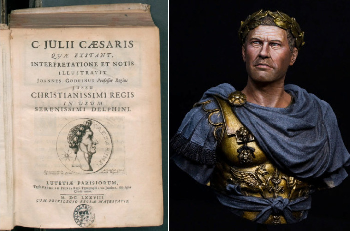 Гай Юлий Цезарь и его «Записки о Галльской войне», издание 1698 г.