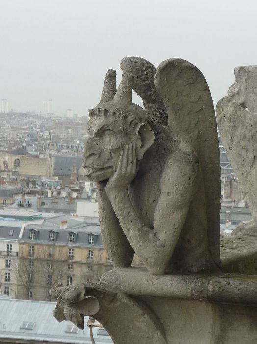  Самая знаменитая из химер парижского Собора Богоматери – «Неясыть»