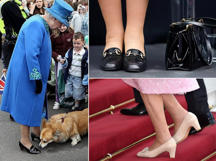 В выборе обуви королева Елизавета II не любит экспериментов